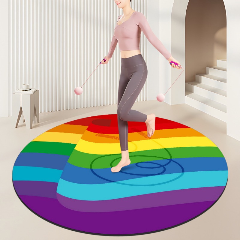 Home Gym Diy - Matras Kebugaran Spiral Pelangi – Karpet