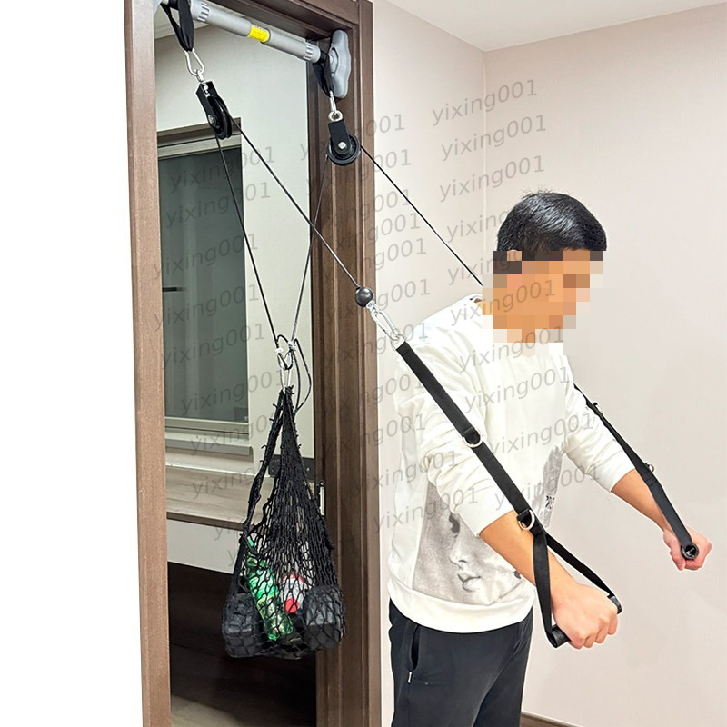 Home Gym Diy - Pegangan Kabel Gym Multifungsi Sistem Katrol