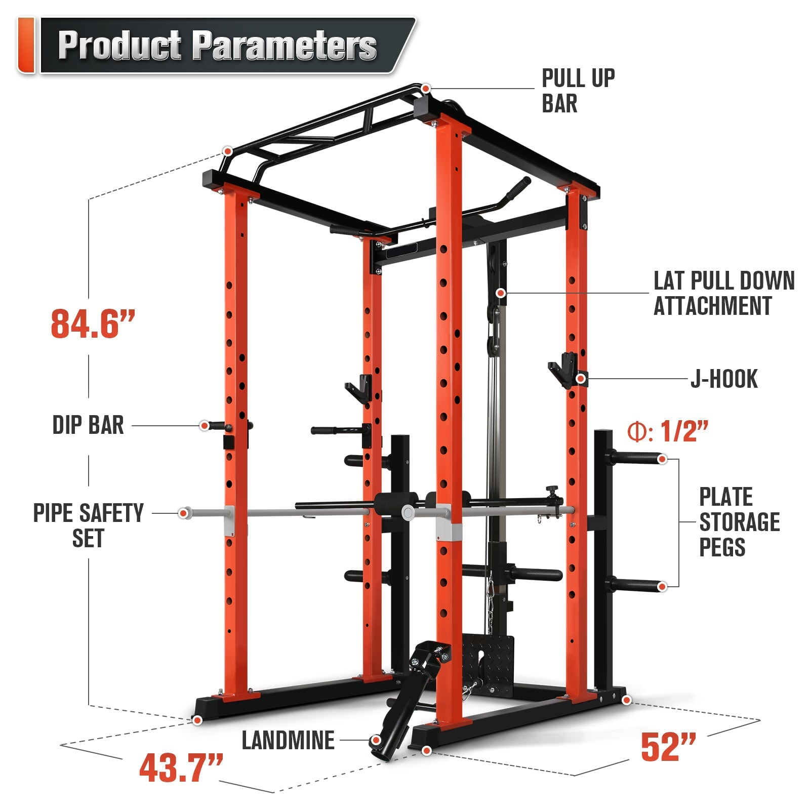 Home Gym Multi - Rak Latihan Multifungsi Komersial untuk Rumah