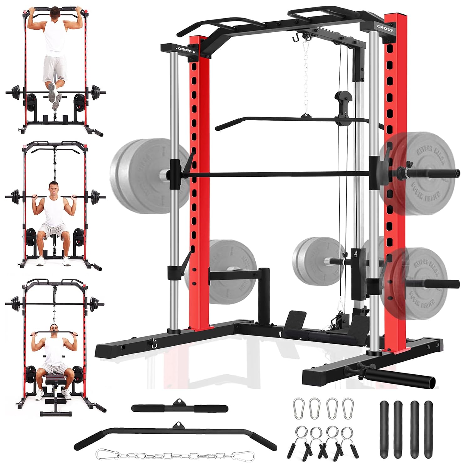 Home Gym With Smith Machine - Rak Smith Machine All-in-One dengan LAT