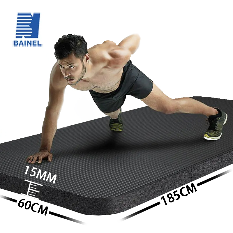 Home Gym Floor - Matras Yoga Non selip pria wanita,