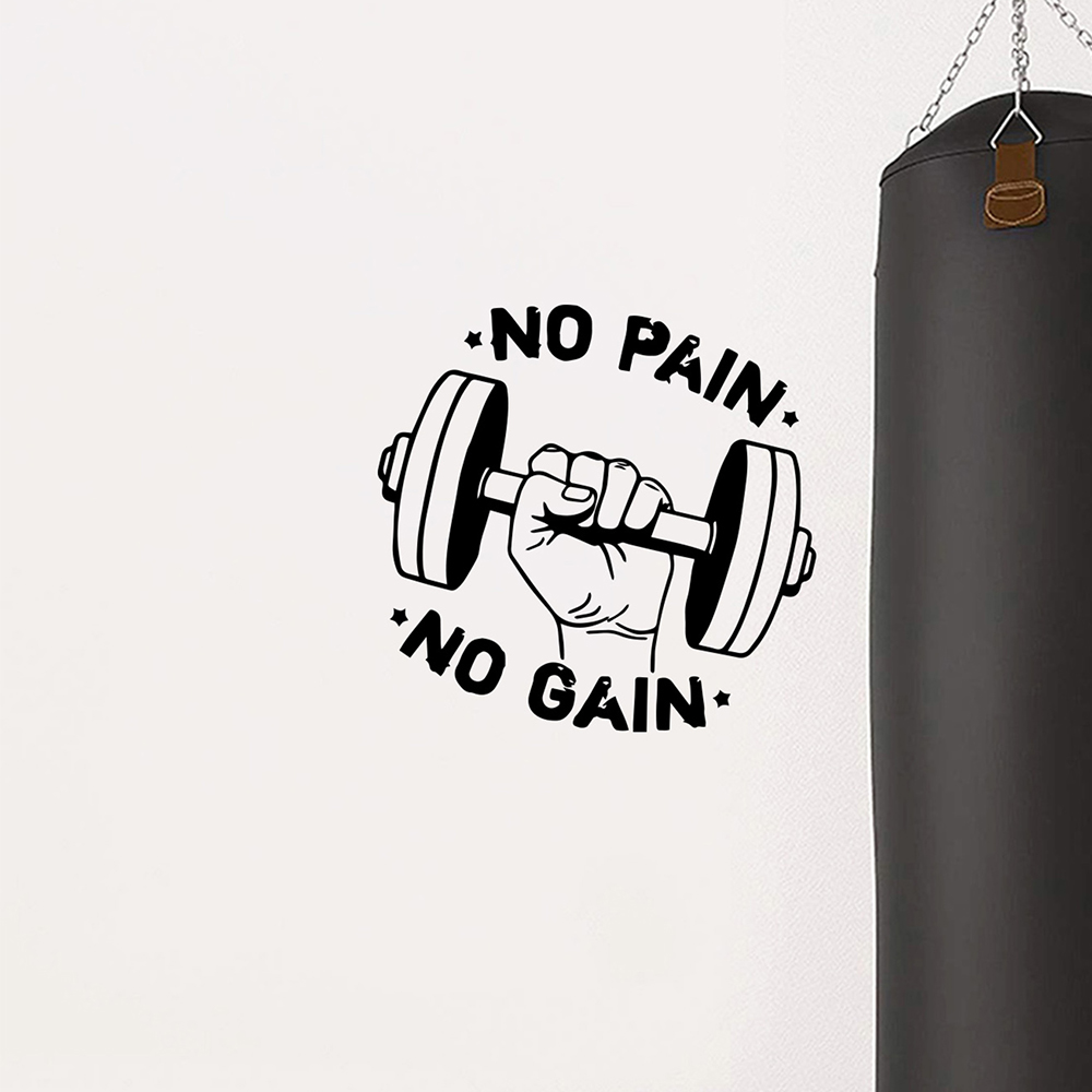 Stiker dinding dekorasi tembok - Home Gym Wallpaper ulasan dan harga