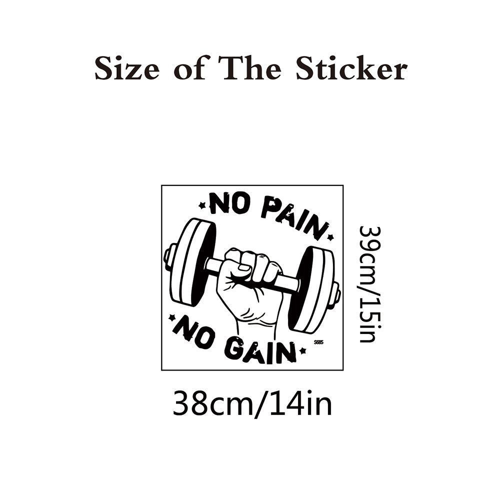 Stiker dinding dekorasi tembok - Home Gym Wallpaper ulasan dan harga
