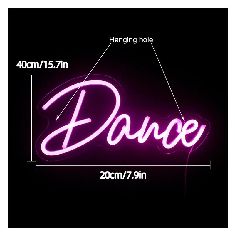 Lampu Neon Tanda Dansa Lampu M - Home Gym Wallpaper ulasan dan harga