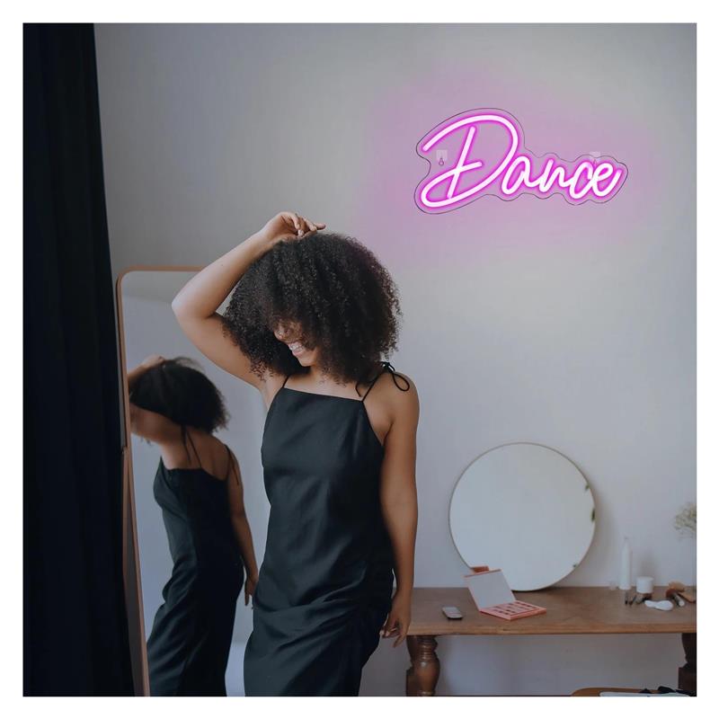 Lampu Neon Tanda Dansa Lampu M - Home Gym Wallpaper ulasan dan harga