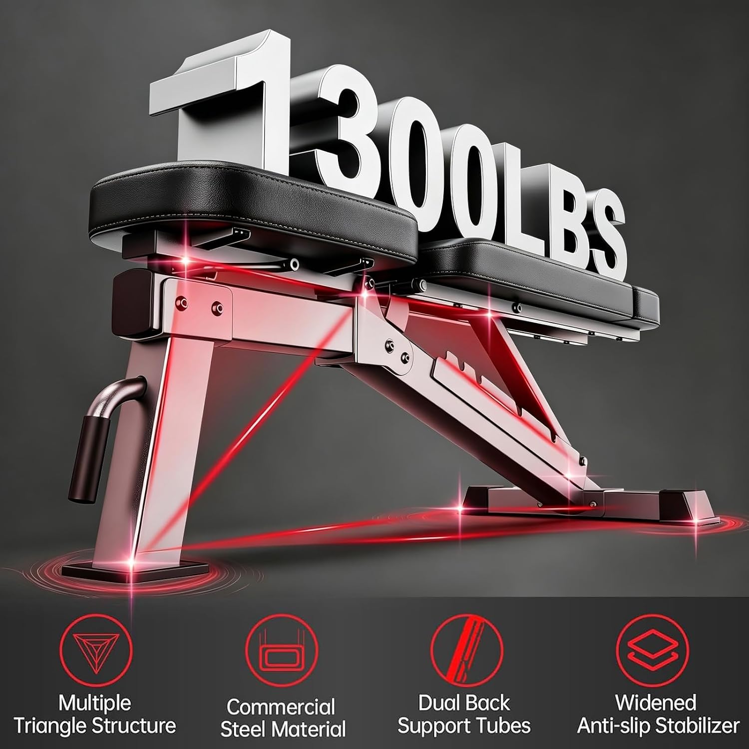 Bangku Angkat Beban yang Dapat - Home Gym Multi ulasan dan harga