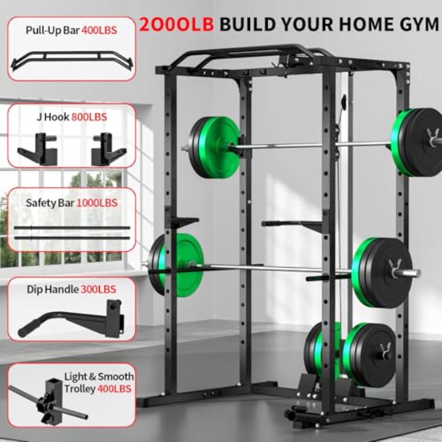 Rak power gym rumahan dengan L - Home Gym Multi ulasan dan harga