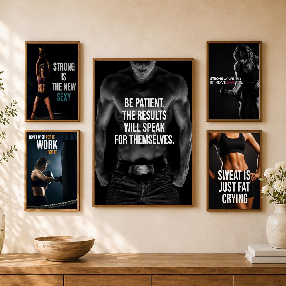 Motivasi Kebugaran Gym, Poster - Home Gym Wallpaper ulasan dan harga