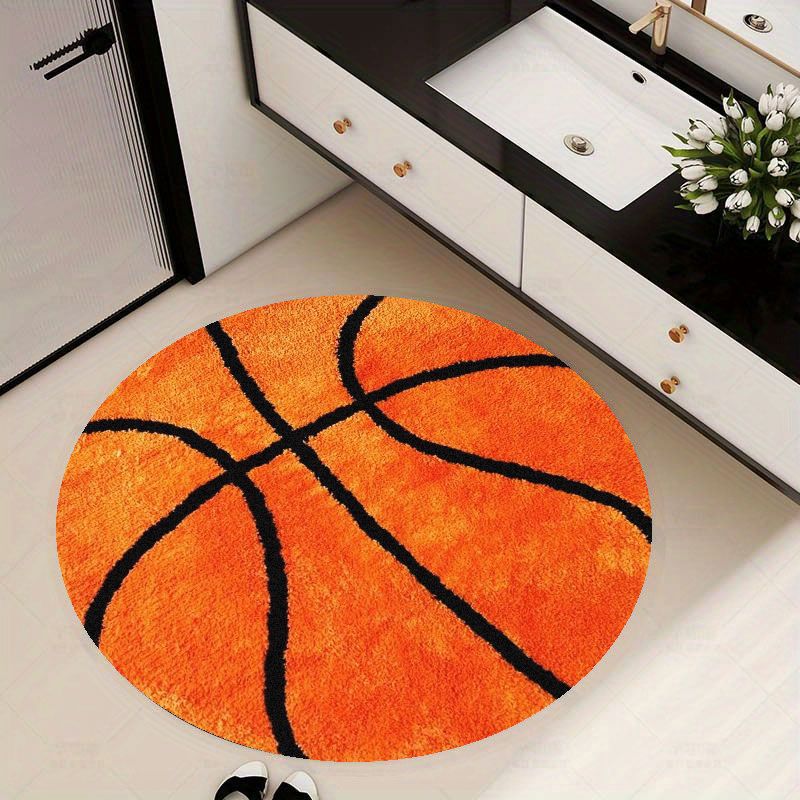 Karpet Bulat Pola Bola Basket  - Home Gym Mma ulasan dan harga