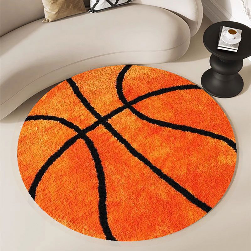 Karpet Bulat Pola Bola Basket  - Home Gym Mma ulasan dan harga