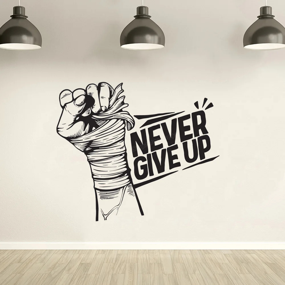 Nunca Desista Decalque De Pare - Home Gym Wallpaper ulasan dan harga