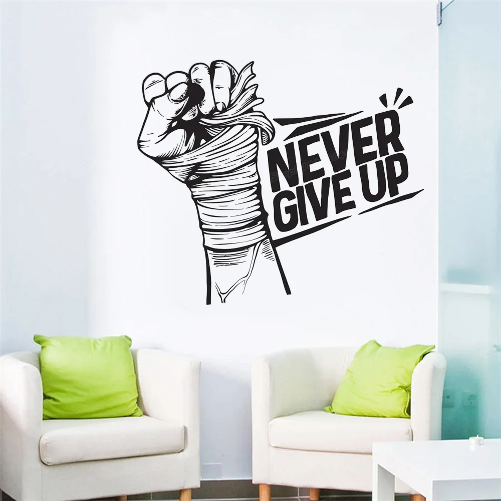 Nunca Desista Decalque De Pare - Home Gym Wallpaper ulasan dan harga