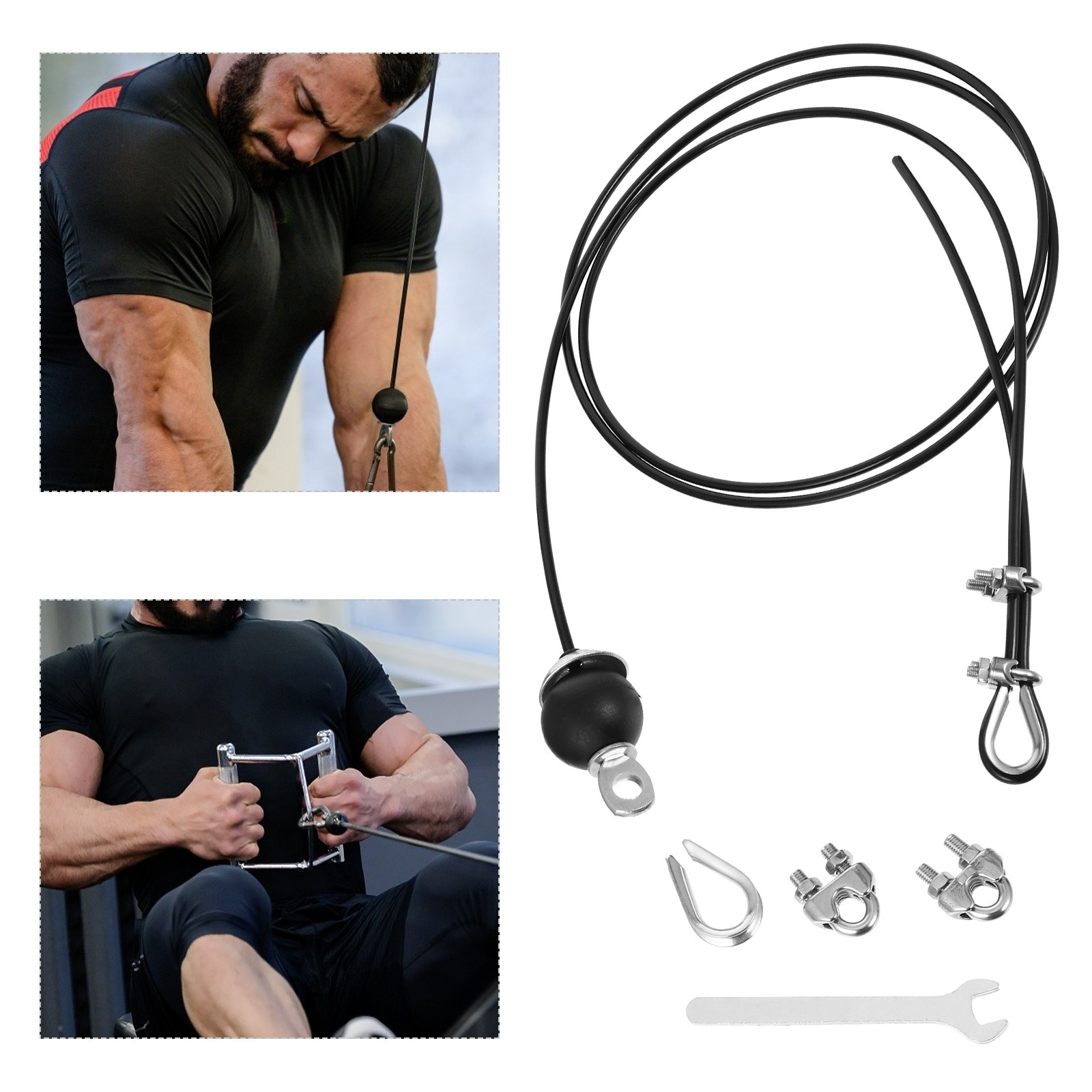 1Set Tali Kawat Fitness PU 2,5 - Home Gym Diy ulasan dan harga