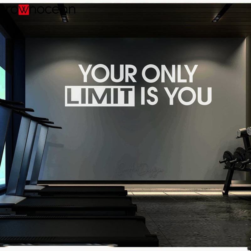 Satu-satunya Batas Anda Adalah - Home Gym Wallpaper ulasan dan harga